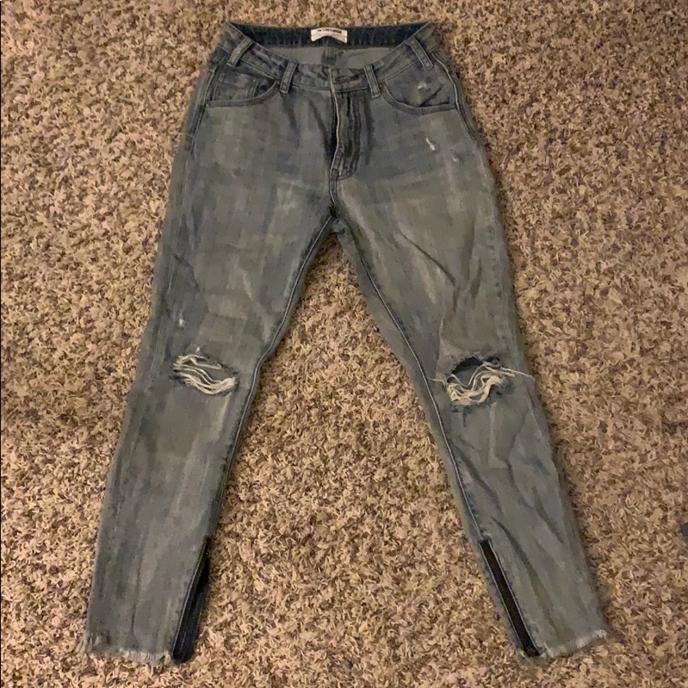 One teaspoon authentic ankle jeans